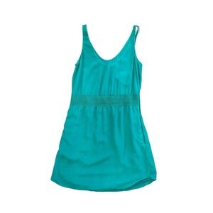 T Babaton Turquoise Silk Dress